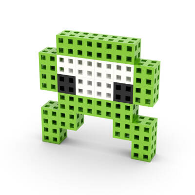 Meli Cube 200 Piece Block Set 50802 - 5