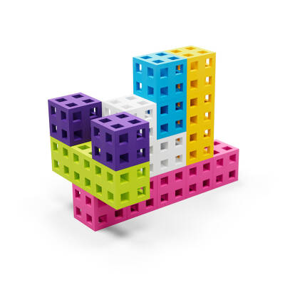 Meli Cube Pink 50-Piece Block Set 50810 - 3