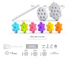 Meli Maxi Constructor 120-Piece Block Set 50421 - 8