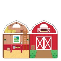Melissa & Doug Embossed Peel-Off Sticker Set - Farm Md009408 - 2