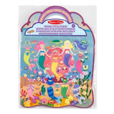 Melissa & Doug Embossed Peel-Off Sticker Set - Mermaid Md009413 - 1