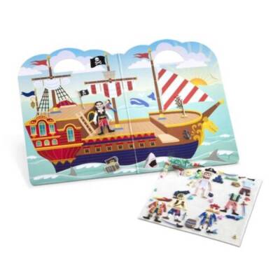 Melissa & Doug Embossed Peel-Off Sticker Set - Pirates Md009102 - 3