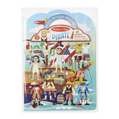 Melissa & Doug Embossed Peel-Off Sticker Set - Pirates Md009102 - 1