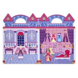 Melissa & Doug Embossed Peel-Off Sticker Set - Princess Md009100 - 2