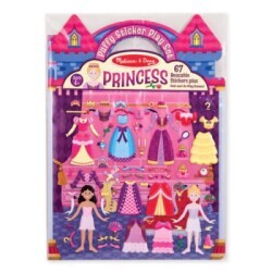 Melissa & Doug Embossed Peel-Off Sticker Set - Princess Md009100 - 3