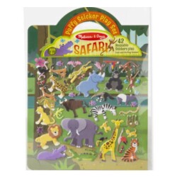 Melissa & Doug Embossed Peel-Off Sticker Set - Safari Md009106 - 1