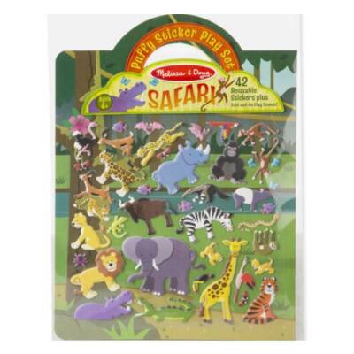 Melissa & Doug Embossed Peel-Off Sticker Set - Safari Md009106 - 1