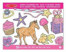 Melissa & Doug Giant Coloring Book - Pink Md004225 - 2