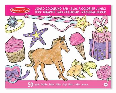 Melissa & Doug Giant Coloring Book - Pink Md004225 - 2