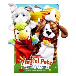 Melissa & Doug Hand Puppet Set - Pets Md009084 - 1