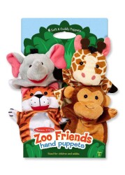 Melissa & Doug Hand Puppet Set - Zoo Md009081 - Melissa&Doug