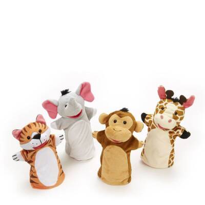 Melissa & Doug Hand Puppet Set - Zoo Md009081 - 2