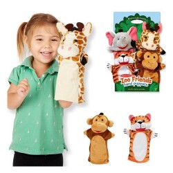 Melissa & Doug Hand Puppet Set - Zoo Md009081 - 3