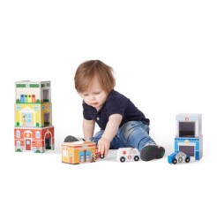 Melissa & Doug Knee-Draw Tower - Buildings And Vehicles Md003576 - 3