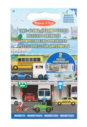Melissa & Doug Magnetic Jigsaw Puzzle Set - 2 X 15 - Vehicles Md042830 - 5