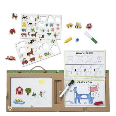 Melissa & Doug Play, Draw, Create - Farm Md041325 - 2