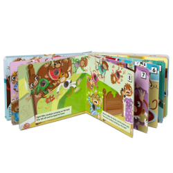 Melissa & Doug Poke-A-Dot - Interactive Book - 10 Little Monkeys Md041345 - 2
