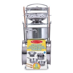 Melissa & Doug Pot And Pan Play Set - 8 Pieces Md004265 - 1