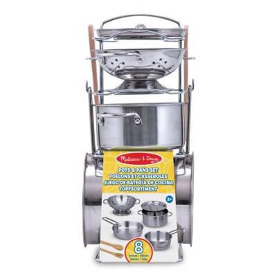 Melissa & Doug Pot And Pan Play Set - 8 Pieces Md004265 - 1