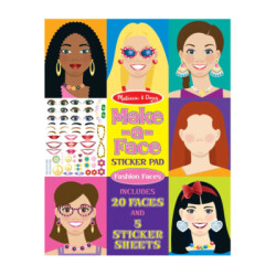 Melissa & Doug Sticker Book - Faces Md004195 - 1