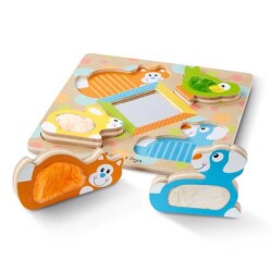 Melissa & Doug Touch And Feel Puzzle - Find The Pets Md001898 - 2