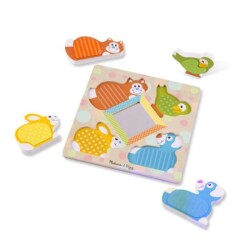 Melissa & Doug Touch And Feel Puzzle - Find The Pets Md001898 - 3