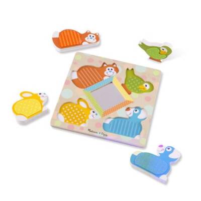 Melissa & Doug Touch And Feel Puzzle - Find The Pets Md001898 - 3