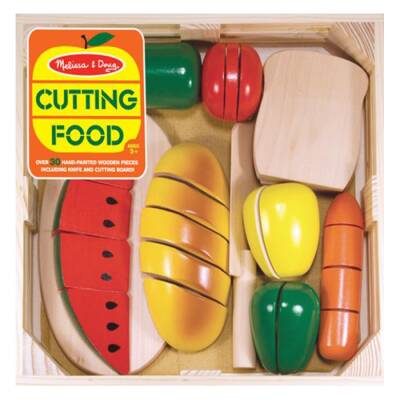 Melissa&Doug Wooden Cut And Play Food Items Md000487 - 1