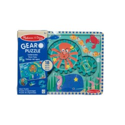 Melissa & Doug Wooden Gear Jigsaw Puzzle - Submarine - 18 Pieces Md031003 - Melissa&Doug