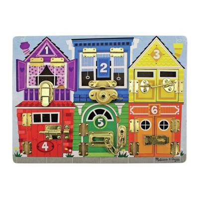Melissa&Doug Wooden Locksmith Board Md003785 - 1