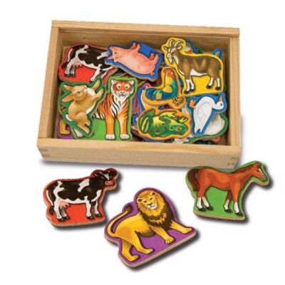 Melissa & Doug Wooden Magnetic Animals Md000475 - 2