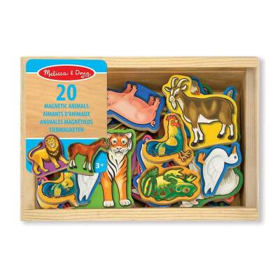 Melissa & Doug Wooden Magnetic Animals Md000475 - 1