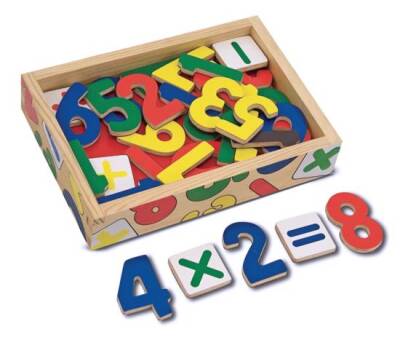 Melissa & Doug Wooden Magnetic Numbers Md000449 - 2