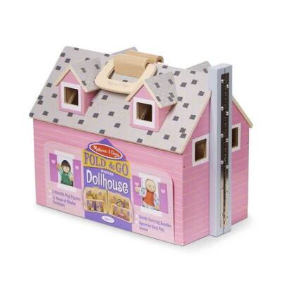 Melissa&Doug Wooden Portable Small Furniture House Md003701 - 1