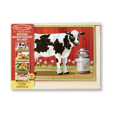 Melissa & Dougahsap 12X4 Jigsaw Puzzle Set - Farm Animals Md003793 - 3