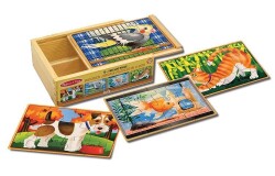 Melissa & Dougahsap 12X4 Jigsaw Puzzle Set - Pets Md003790 - 1
