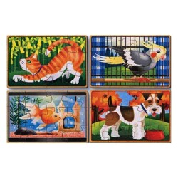 Melissa & Dougahsap 12X4 Jigsaw Puzzle Set - Pets Md003790 - 2