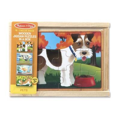 Melissa & Dougahsap 12X4 Jigsaw Puzzle Set - Pets Md003790 - 3