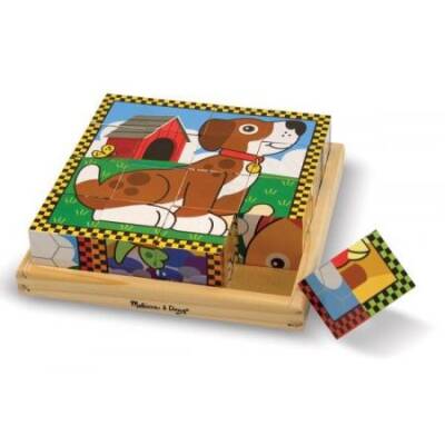 Melissa&Dougahsap 6-Piece Cube Puzzle - Pets Md003771 - 3