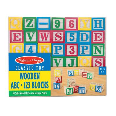 Melissa&Dougahshap Blocks Abc/123 Md001900 - 2