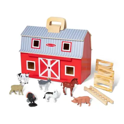 Melissa&Doug Ahşap Taşınabilir Çiftlik Md003700 - 1