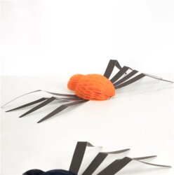 Meri Meri - Hanging Honeycomb Spiders - Hanging Spider Decorations - Set Of 12 - 2