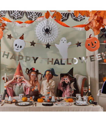 Meri Meri - It's Halloween! Party Garland - Halloween Hanging Decoration - 3