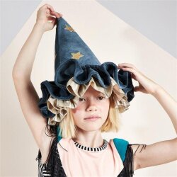 Meri Meri - Pointed Blue Hat - Blue Witch Hat - 4