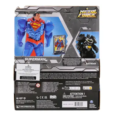 Metal Force Heroes Superman Spm-6072667 12” Xl - 2