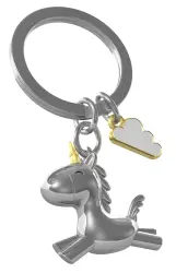 Metalmorphose 3D Flying Unicorn Keychain Mtm119-01 - 1