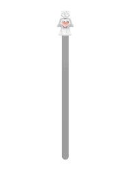 Metalmorphose Angel & Rose Gold Heart Bookmark Mtmb235-01 - Metalmorphose