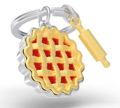 Metalmorphose Apple Pie Keychain Mtm363-01 - 1