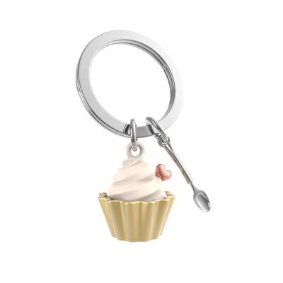 Metalmorphose Cupcake Keychain Mtm325-02 - 1