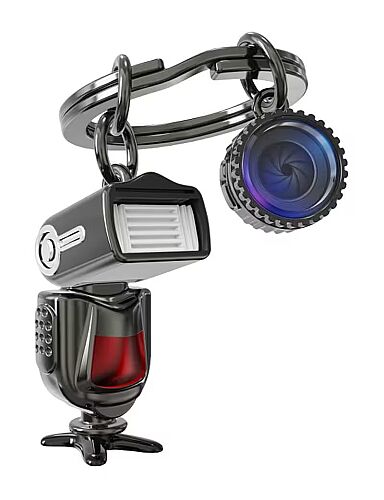 Metalmorphose El Feneri Anahtarlık MTM413-01 - Parlak Kurşun Rengi - 2